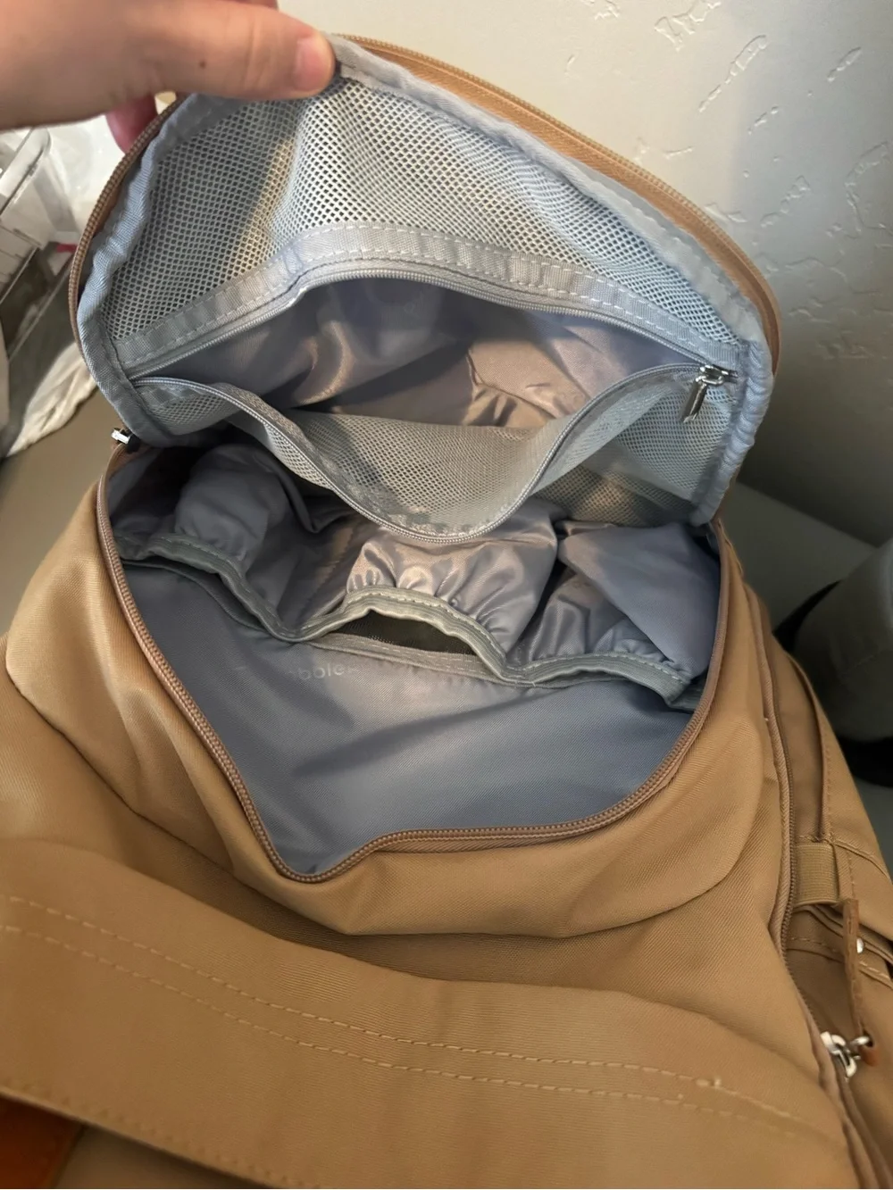 Babbleroo Quilted Canvas Diaper Bag